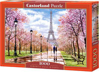CASTORLAND C-104369-2 Romantic Walk in Paris, Puzzle 1000 Teile