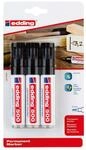 edding 500 Permanentmarker, 2-7mm, schwarz, 3 St&uuml;ck