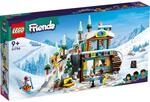 LEGO&reg; Friends 41756 Skipiste und Caf&eacute;, Winter-Set mit Puppen und Tierfigur