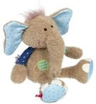 SIGIKID 42962 Elefant blau Patchwork Sweety