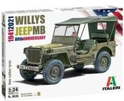 ITALERI 510003635 1:24 Jeep Willys MB 80th Anniversary