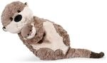 NICI 49169 Kissen Otter Oda & Odalina 40x20cm fig&uuml;rlich