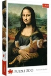 TREFL 37294 Mona Lisa and a purring kitty