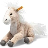 STEIFF 074349 Soft Cuddly Friends Gola Schlenker-Pferd, blond, 18cm