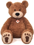 HERMANN TEDDY 913214 Teddy braun mit Tatzen 75 cm