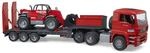 BRUDER&reg; 02774 MAN TGA Tieflader und MANitou Teleskoplader MLT 633