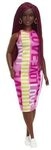 MATTEL HBV18 Barbie Fashionistas Puppe im &auml;rmellosen Kleid mit &bdquo;Love&ldquo;...