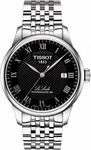 TISSOT T006.407.11.053.00, Tissot Le Locle Powermatic 80 Herrenuhr silber schwarz