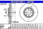Bremsscheibe 24.0126-0190.1