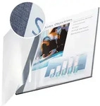 10 Buchbindemappe ImpressBind A4, Softcover, 35 Blatt blau | 3.5 mm, PET|Karton