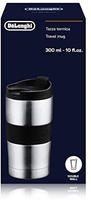 De'Longhi Doppelwandiger Reisebecher aus Edelstahl, 235 ml DLSC074