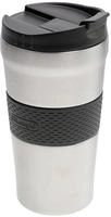 De'Longhi Doppelwandiger Reisebecher aus Edelstahl, 470 ml DLSC073