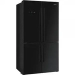 Smeg FQ60NDE K&uuml;hlschrank, Schwarz, Neutral, 90,8 cm breit