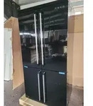 Smeg FQ960BL6 Amerikanischer K&uuml;hlschrank, 4-t&uuml;rig, Schwarz, 1870x915x705 mm
