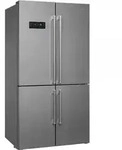 Smeg FQ60XDAIE K&uuml;hlschrank, Edelstahl-Optik, mit Eisw&uuml;rfelzubereiter
