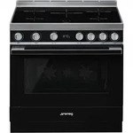 Smeg CPF9IPBL Induktions Kochzentrum - Breite: 90 cm - Ausf&uuml;hrung: Schwarz