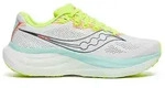 Saucony Damenlaufschuhe Ride 19 - weiss/gelb / 40