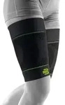 Bauerfeind Compression Upper Leg long, schwarz - schwarz / L