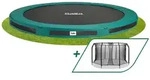 Salta Trampolin Premium Ground - 366cm - Rund Gr&uuml;n - ⌀ 366 cm / Gr&uuml;n / Rund