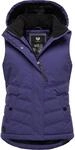 Wasserdichte Steppweste mit abnehmbarer Kapuze "Hesty" Lilac23 XS