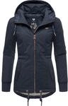 Kurzer Wasserdichter Wintermantel mit Kapuze "YM-Danka" Navy022 XXL