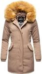 Winterparka mit Kapuze "Karmaa" Taupe XS