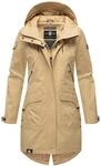 &Uuml;bergangsparka mit Kapuze "Pfefferschote" Beige XS