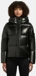 Gl&auml;nzende kurze Winter Steppjacke "Devina Shiny-YM" Dark Green L