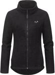 Kuschelige Strickjacke mit Stehkragen "Liram Melange" Black XS