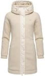 Flauschige &Uuml;bergangsjacke "Cousy" Beige XXXL