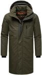 Warmer Herren Wintermantel mit Kapuze "Xandroo XX" Olive S