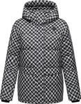 Wasserdichte Jacke mit angesagtem Hahnentritt Muster "Wikesh Print" Black XS