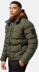 Kurze Winter Steppjacke "Arvidoo" Olive XXL