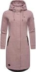 Lange Sweat-&Uuml;bergangsjacke "Letti Long" Mauve XS