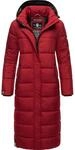 Langer Winter Steppmantel "Isalie" Dark Red XS