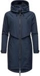 Wasserdichter Oversized &Uuml;bergangsparka mit Kapuze "Frodik" Navy XS