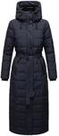 Steppmantel mit Tailleng&uuml;rtel "Das Teil XIV" Navy S