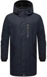 Mantel mit Kapuze "Lanzoo" Navy S