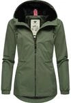 Wasserdichte &Uuml;bergangsjacke mit Kapuze "Danka" Dark Olive024 XS