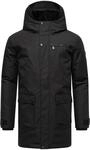 Winterparka mit Teddyfleece gef&uuml;tterter Kapuze "Netaan XX" Black S