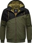 Winterjacke mit Kapuze "Wings" Olive23 S
