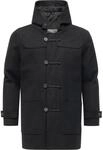 Winter Kurzmantel mit Kapuze "Duffie YOUMODO" Black S