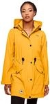 Wasserdichter Regenmantel mit Kapuze "Deike" Amber Yellow XS