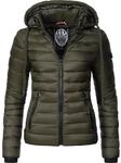 Leichte Steppjacke mit Kapuze "Lulana" Olive S