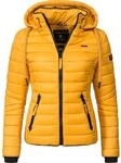 Leichte Steppjacke mit Kapuze "Lulana" Gelb XL