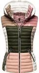 Leichte Steppweste mit abnehmbarer Kapuze "Shadaa Multikulti" Multicolour Naturals XL