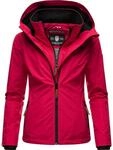 Leichte &Uuml;bergangsjacke mit Kapuze "Erdbeere" Fuchsia XL