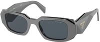Prada Damen Prada PR 17WS 11N09T Sonnenbrillen Acetat Schwarz Grau Quadratisch