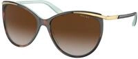 Ralph Lauren Damen Ralph Lauren RA5150 RA 5150 601/3B Sonnenbrillen Acetat Braun