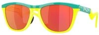 Oakley Herren Oakley OO9289 FROGSKINS HYBRID 928902 Sonnenbrillen O_matter Gr&uuml;n Rot
